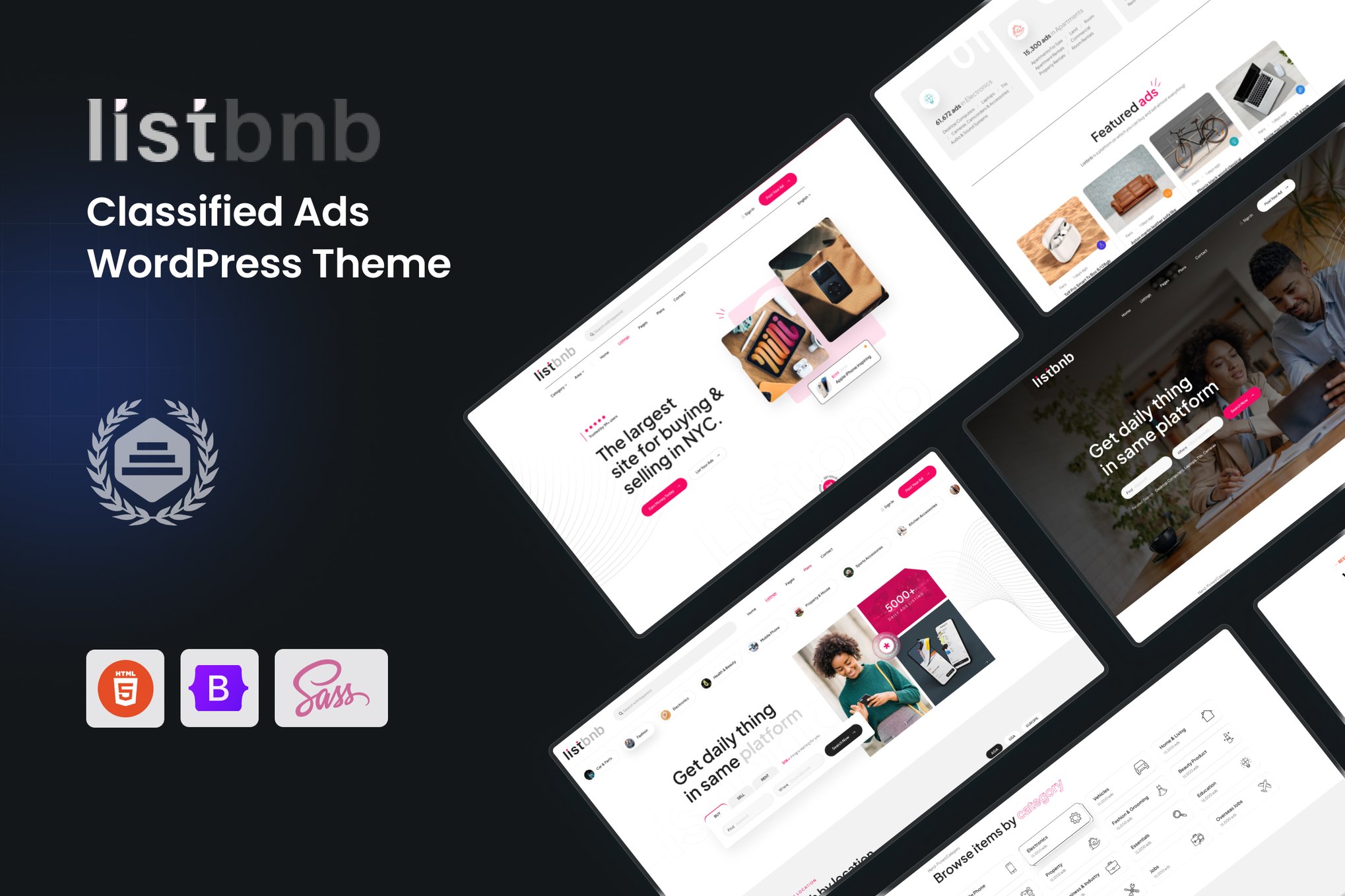 Listbnb – Classified Ads Wordpress Theme Listbnb – Classified Ads Wordpress Theme