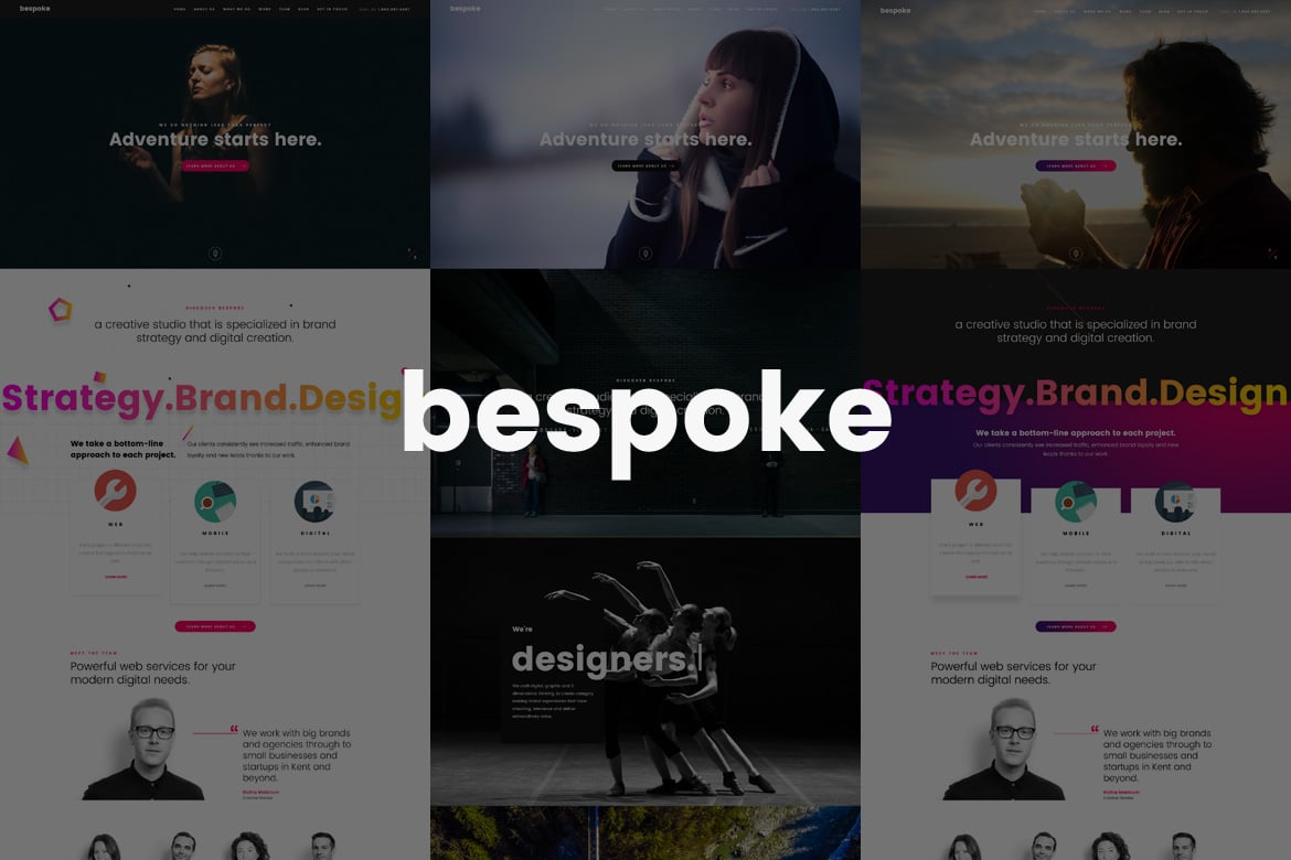 Bespoke – Onepage Creative Wordpress Theme