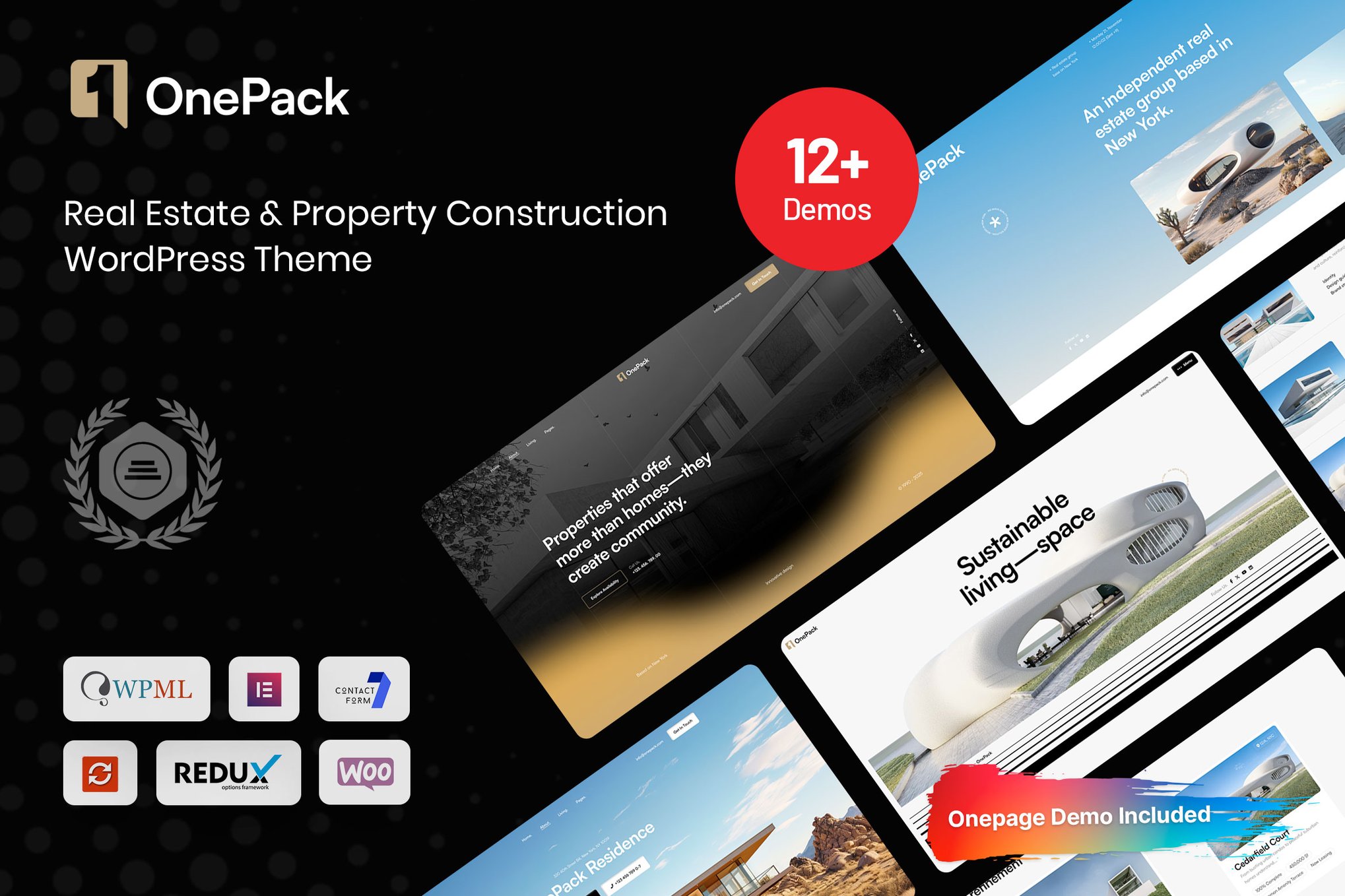 Onepack – Real Estate & Property Construction Wp