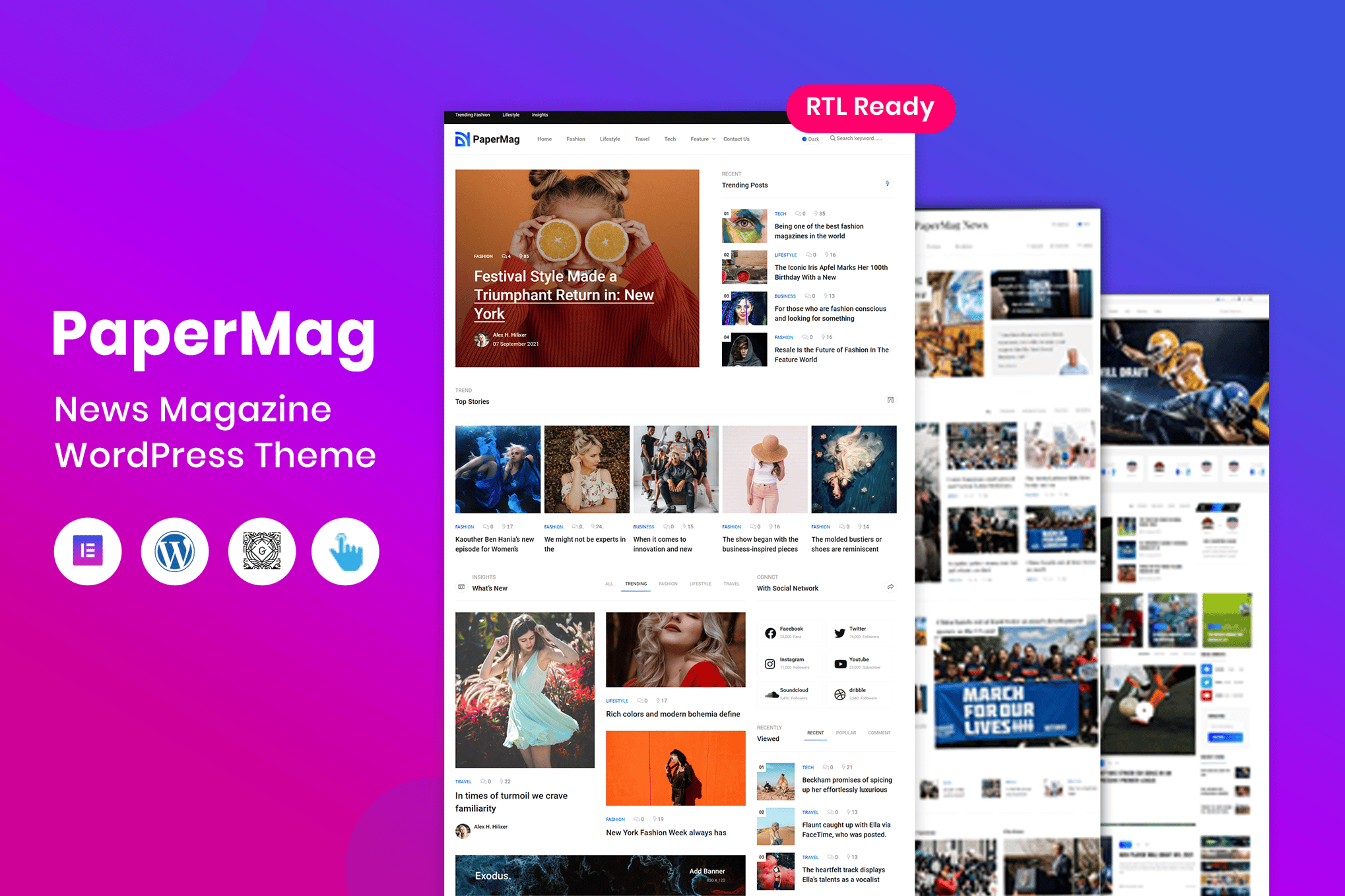 Papermag – News Magazine Wordpress Theme