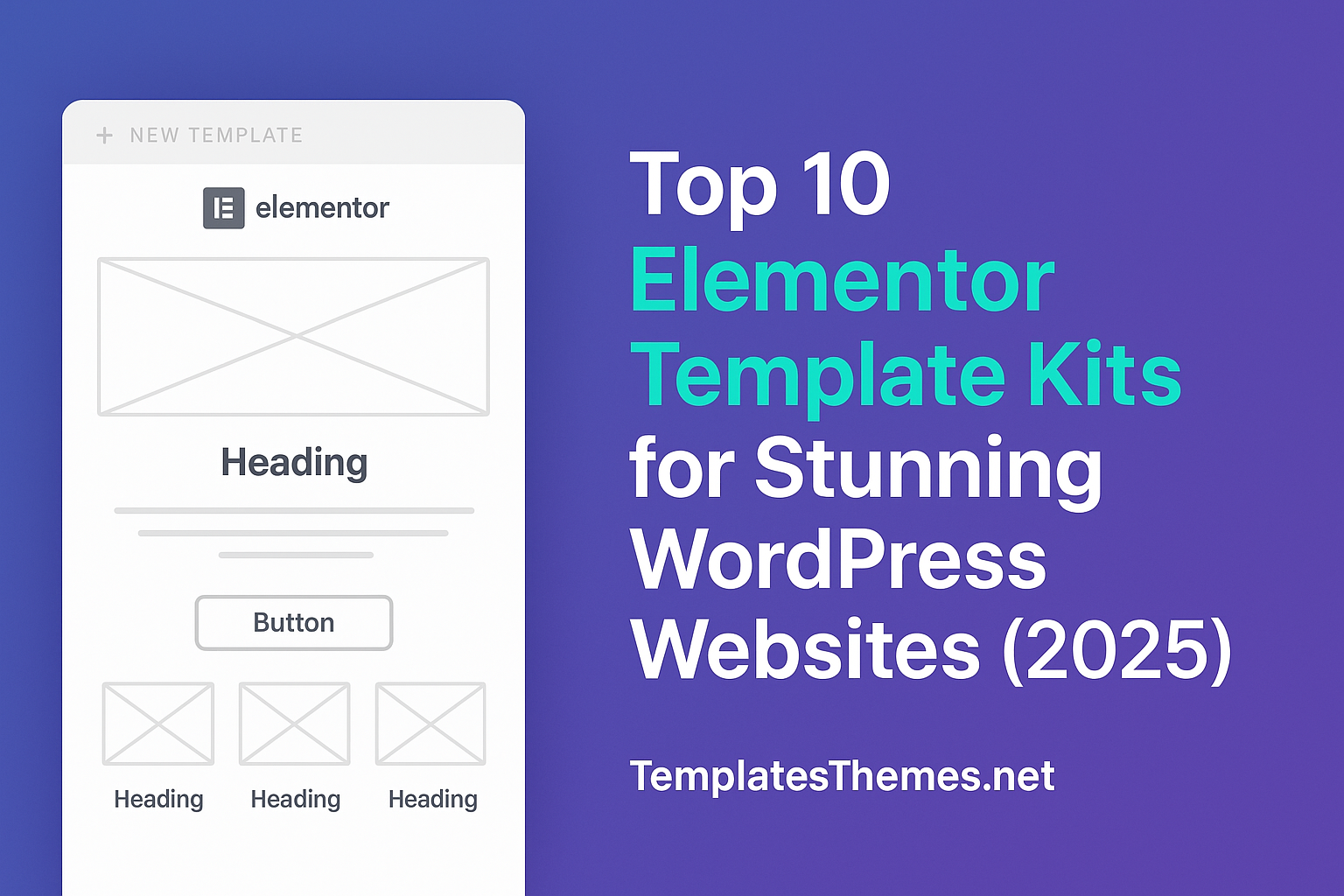 Elementor template kits for WordPress 2025 – TemplatesThemes.net Credit: Image generated by TemplatesThemes.net